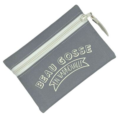 Pochette S, "Beau gosse en vadrouille" Brooklyn gris