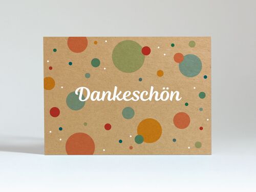 Postkarte "Dankeschön"