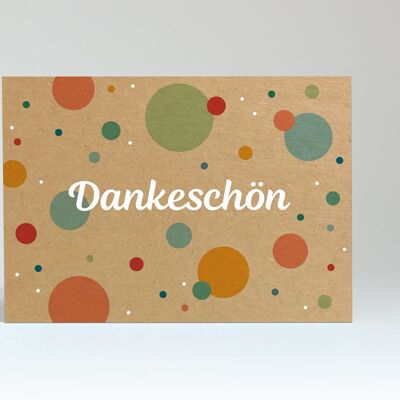 Postkarte "Dankeschön"
