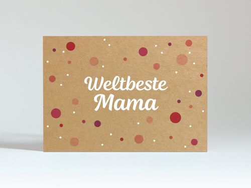 Postkarte "Weltbeste Mama"