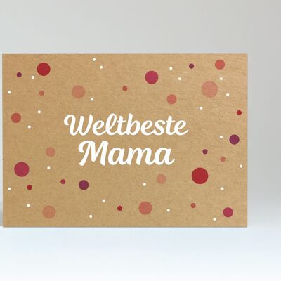 Postkarte "Weltbeste Mama"