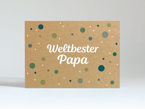 Postkarte "Weltbester Papa"
