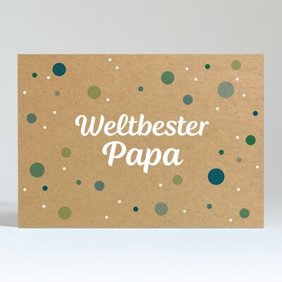 Cartolina "Il miglior papà del mondo"