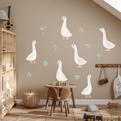 Wall sticker | Geese boho