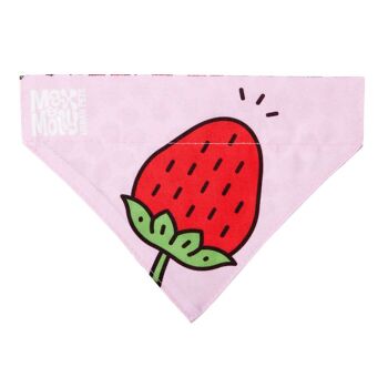 Bandana pour chien - Rêve de Fraise 3