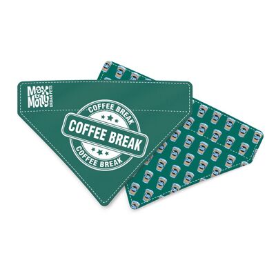 Bandana para perros - Pausa para el café