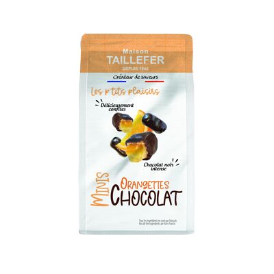 Petits Plaisirs mini Orangettes dark chocolate bag 80g MT