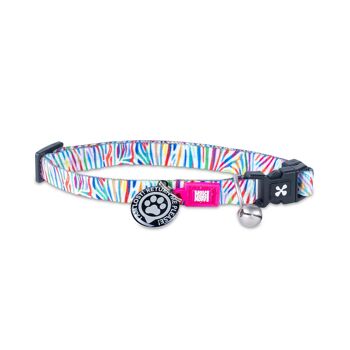 JE T'AI EU! Collier pour chat Smart ID - Magic Zebra 2