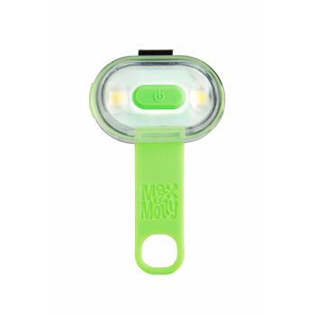 Matrix Ultra LED - Lampe de sécurité pour chien Vert Lime 1