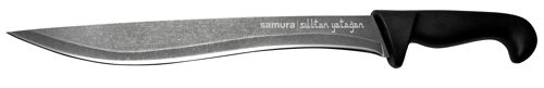 Kitchen knife Yatagan 301 mm, black handle, -SUP-0052B