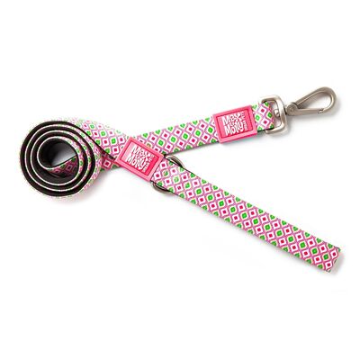 Dog Short Leash - Retro Pink