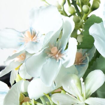 BOUQUET DE FLEURS POLYESTER BLEU CLAIR _27CM ST27487 4