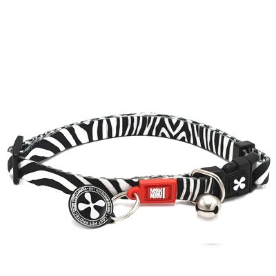 GOTCHA! Smart ID Cat Collar - Zebra