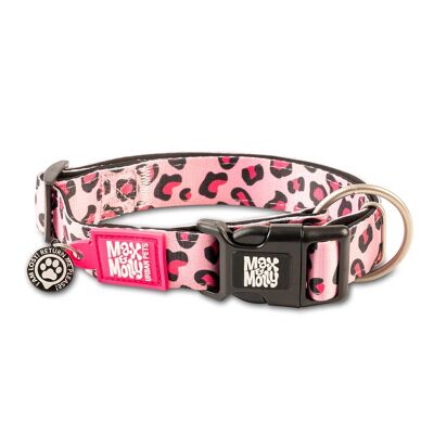 GOTCHA! Smart ID Dog Collar - Leopard Pink
