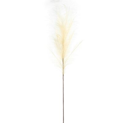 BOUQUET OF YELLOW POLYESTER FEATHERS _110CM ST27485