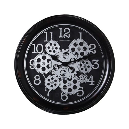 RELOJ DE PARED ø36CM C/MOVIMIENTO ACRÍLICO °36X7CM, PILAS:3XAA NO INCLUI ST23358