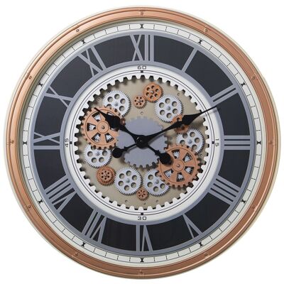 RELOJ DE PARED ø76CM C/MOVIMIENTO ACRÍLICO °76X8,5CM, PILAS:3XAA NO INCL ST23248