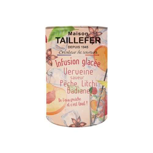 Infusion glacée Verveine, badiane, saveurs pêche & litchi 40g MT