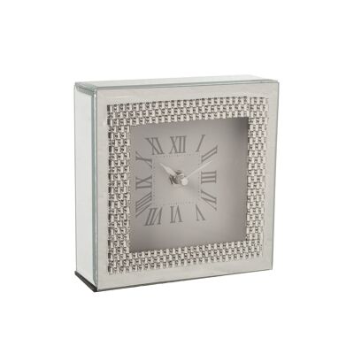 MIRROR TABLE CLOCK, BATTERY: 1XAA, 1.5V (NOT INCLUDED) 15X5X15CM ST11609