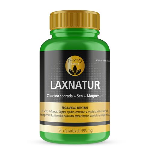 PHYTOFARMA Laxnatur Cáscara sagrada+ Sen +Magnesio 30 cápsulas de 595 mg