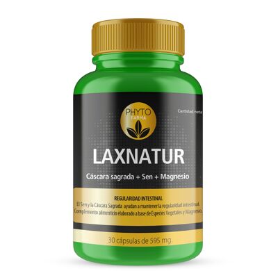 PHYTOFARMA Laxnatur Cáscara sagrada+ Sen +Magnesio 30 cápsulas de 595 mg