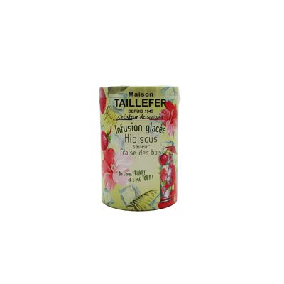 Red Hibiscus iced infusion, wild strawberry flavor 100g MT