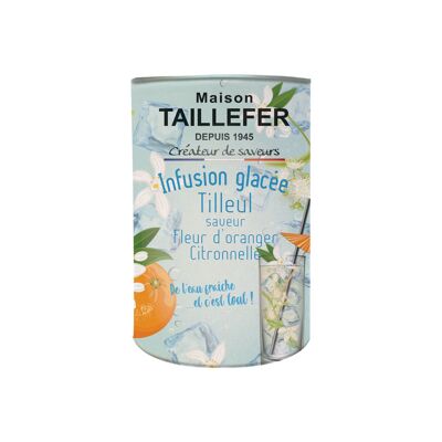 Infusion glacée Tilleul, citronnelle, saveur fleur d’oranger 30g