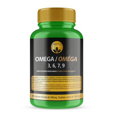 PHYTOFARMA Omega 3, 6, 7 und 9 30 Weichkapseln à 1400 mg