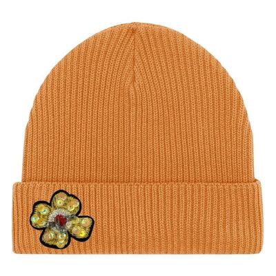 Berretto Fiore Giallo Candy