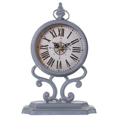 METAL TABLE CLOCK 20X10X29.5CM ST23267