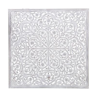 PALA APERTA IN LEGNO 60X60CM BIANCO 60X1.7X60CM, LEGNO: DM ST70137