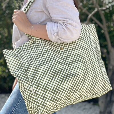 Checkerboard Tote Bag - MARIUS