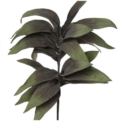 BRANCH WITH 2 BRANCH WITH GREEN LEAVES 122CM, EVA RUBBER + PAPER °47CM APPROX.,122CM HIGH ST27855