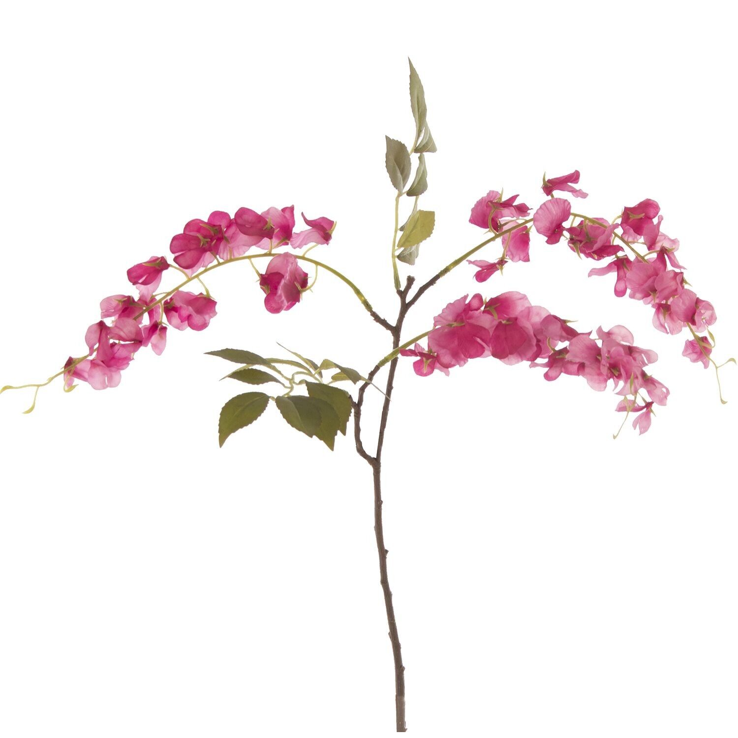 Fuchsiafarbener Polyester-Fliederzweig 87 cm st27821