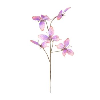 BRANCHE DE PAPILLONS VIOLETTES POLYESTER _35CM ST27463 1