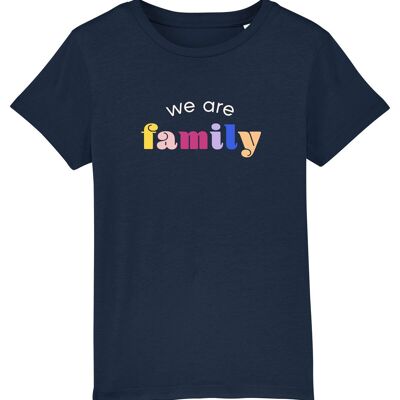SIAMO LA TSHIRT BLU MARINO DELLA RAGAZZA DI FAMIGLIA