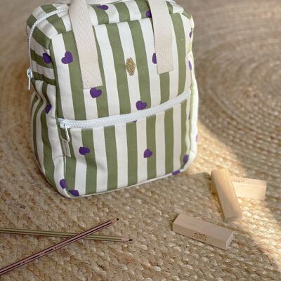 Stripe & Love Backpack - NOE