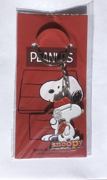 Peanuts - Porte-clés Snoopy métal 10 cm Joe Cool 2
