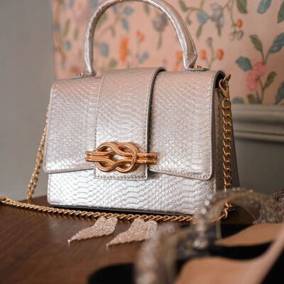 Silver BEVERLY bag