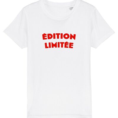 TSHIRT BLANC GARÇON EDITION LIMITÉE 2