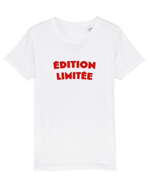 TSHIRT BLANC FILLE EDITION LIMITÉE 2