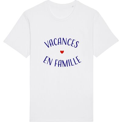 WEISSES HERREN-T-Shirt FAMILIENURLAUB