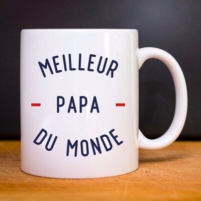 WHITE MUG ACCESSORY BEST DAD IN THE WORLD 2 MPT