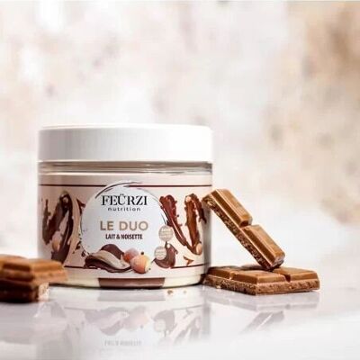Le Duo 250g Crema spalmabile sana senza zuccheri aggiunti, senza olio. palma, 100% naturale