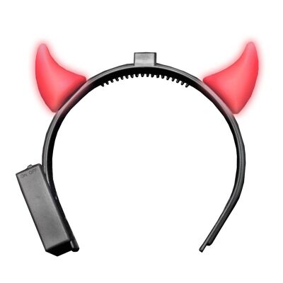 Devilhorns con luce rossa incl. batteria