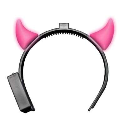 Devilhorns con rosa claro con batería incluida