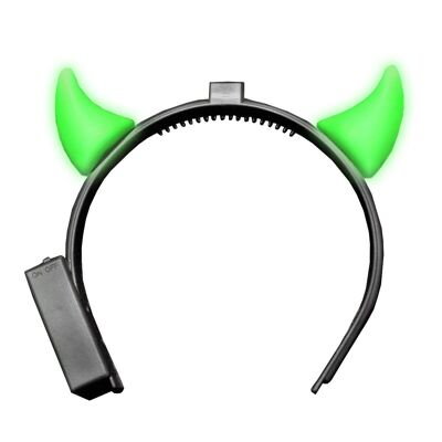 Devilhorns con luz verde incluida batería