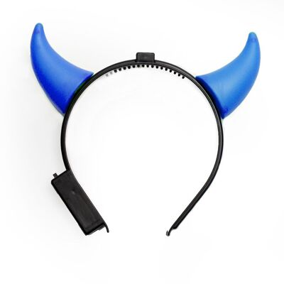 Devilhorns with Light Blue incl. Battery