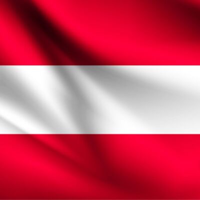 Bandera de País Austria 90 x 150 cm - 100% poliéster