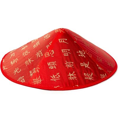 Cappello cinese rosso